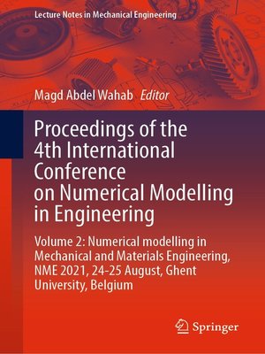 cover image of Proceedings of the 4th International Conference on Numerical Modelling in Engineering